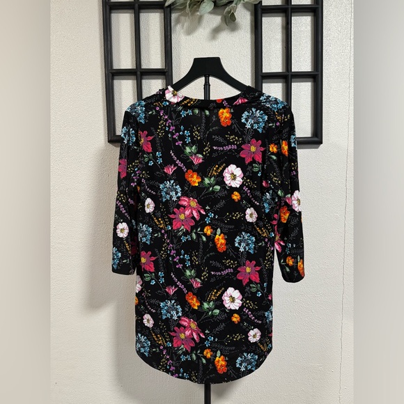 NWT Mountain Mamas Midnight Garden Party Tunic with 3/4 Sleeve in Size XXL - Picture 2 of 4
